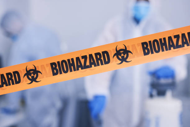 Professional Biohazard Cleanup technician working in Summerfield, NC
